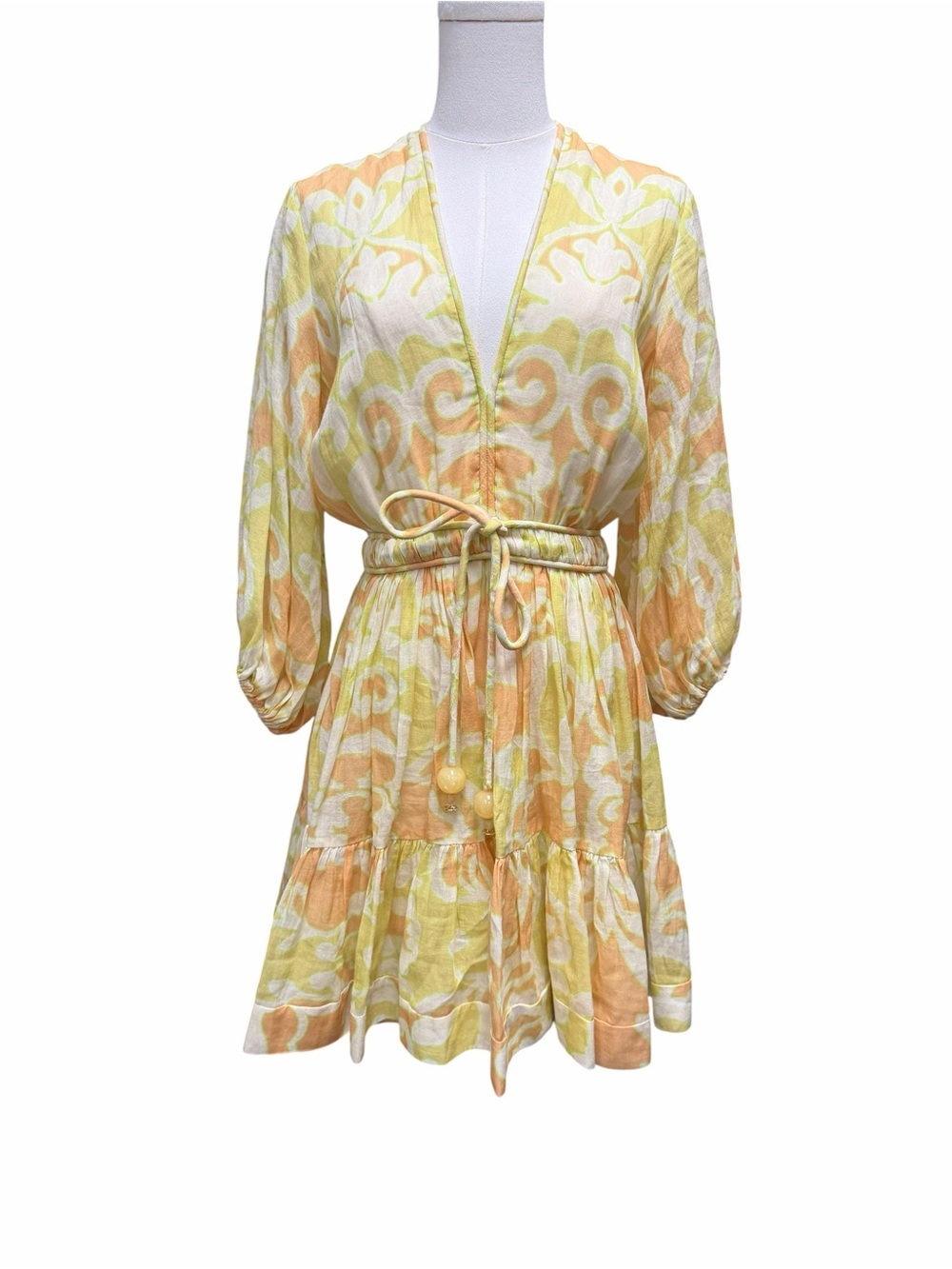 A_9 Alexis Capri Dress in Melon Vine